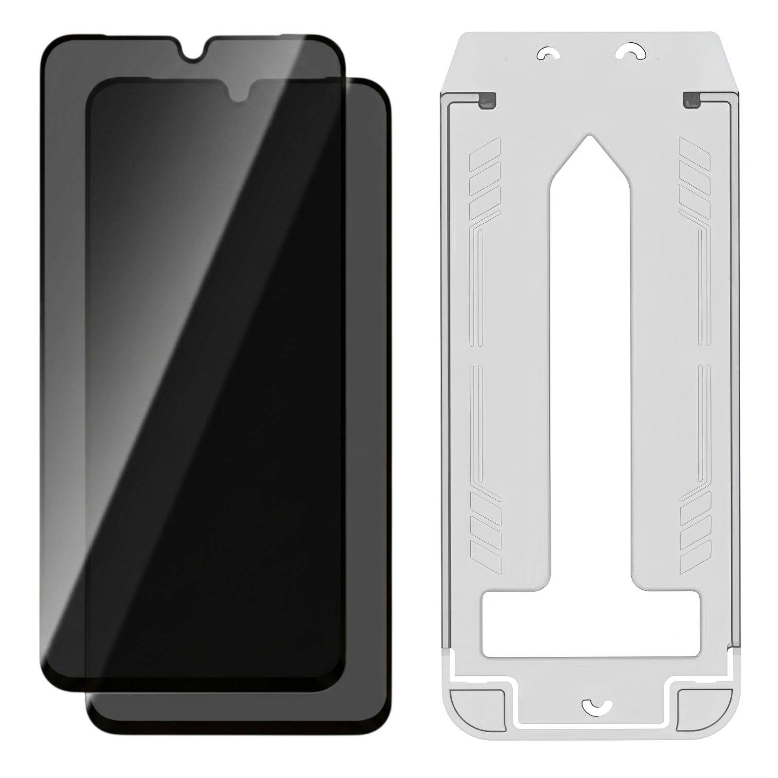 Lot de 2 Verre Trempé pour Galaxy A17 / A16 Anti-espion-3