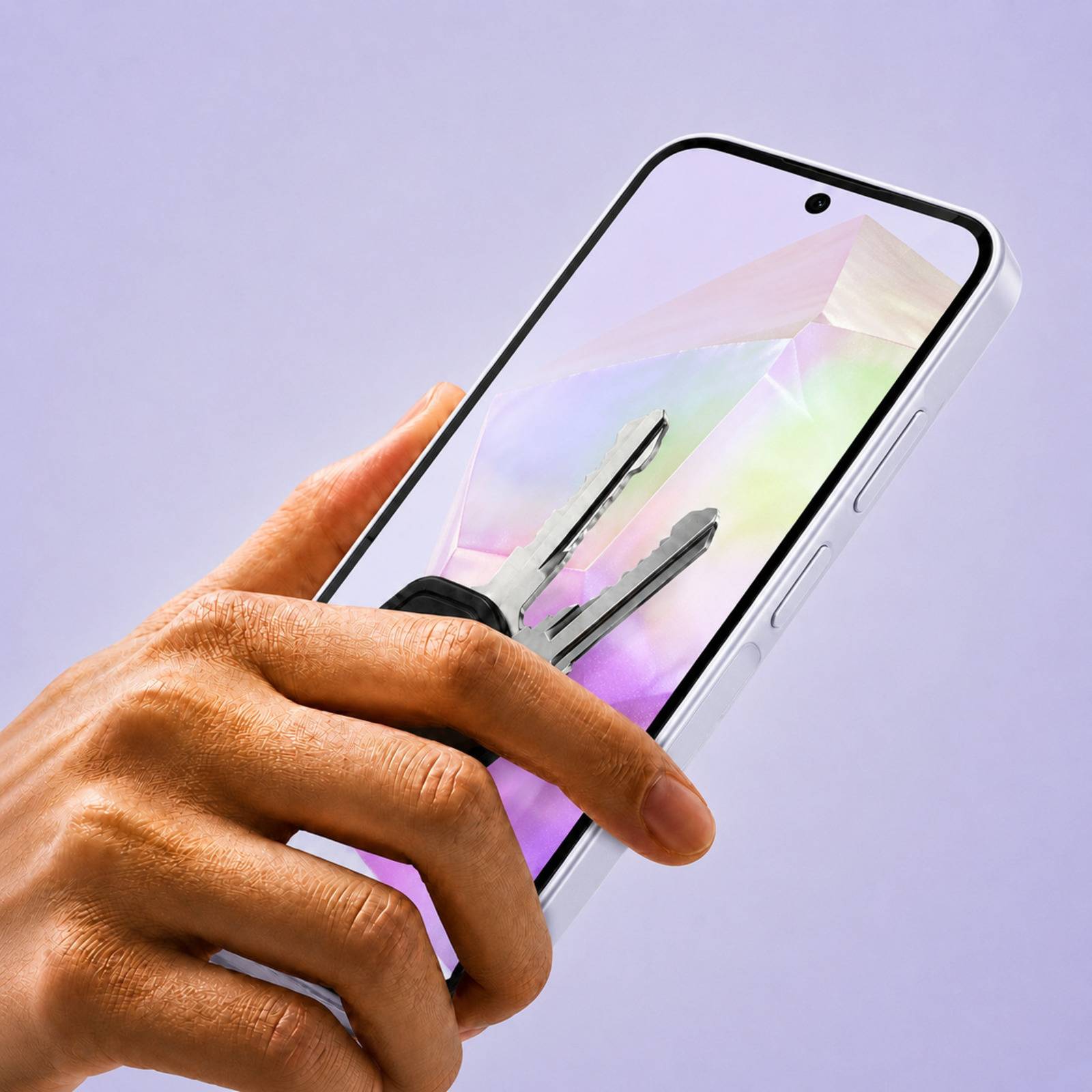 Lot de 2 Verre Trempé pour Galaxy A56 avec Cadre Applicateur-4