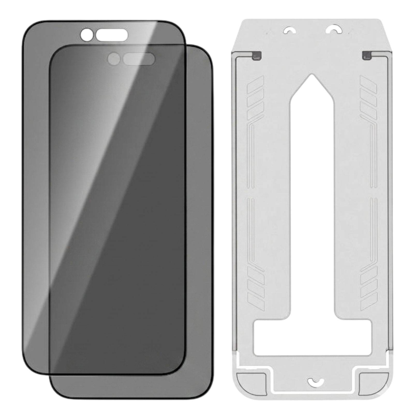 Lot de 2 Verre Trempé pour iPhone Air Anti-espion-1