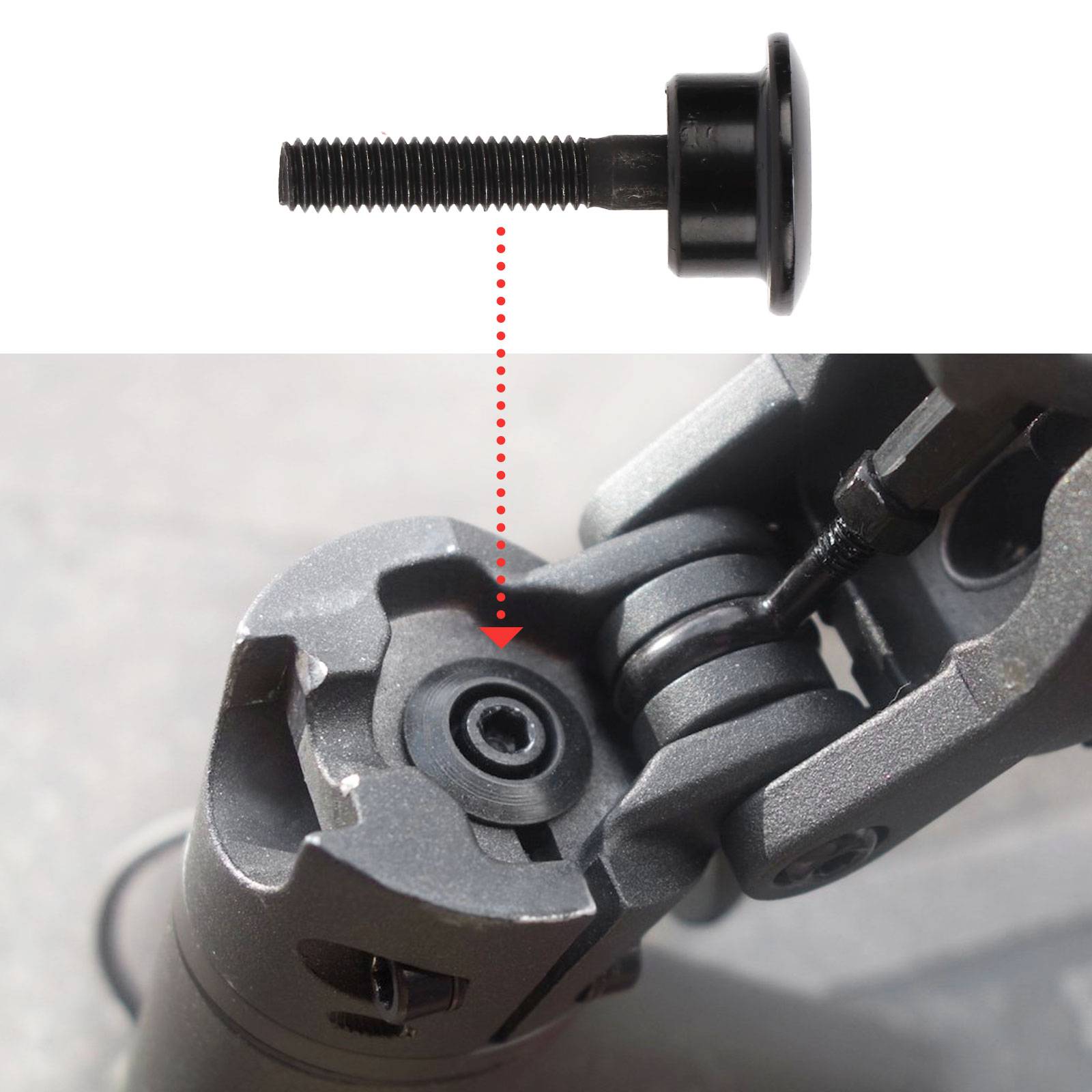 Vis de Fixation Fourche pour Xiaomi M365, Pro, 2, Scooter 3, 1S et Essential-3