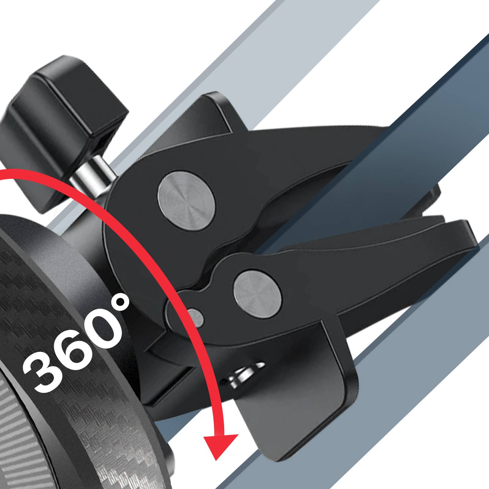 Support Voiture pour Smartphone avec Anneau Magnétique Compact-1