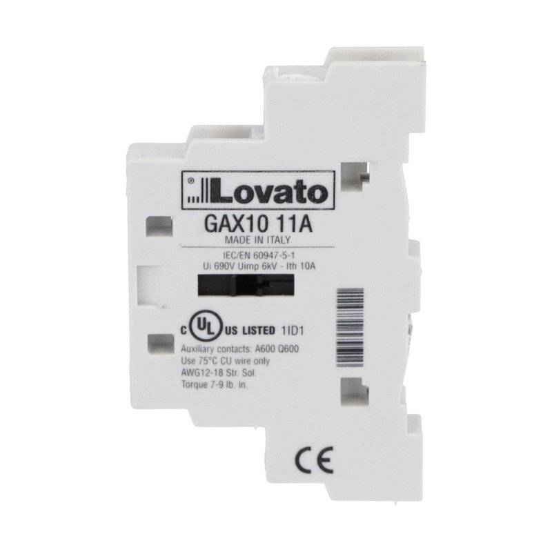 Contact auxiliaire Lovato Electric GAX1011A-1
