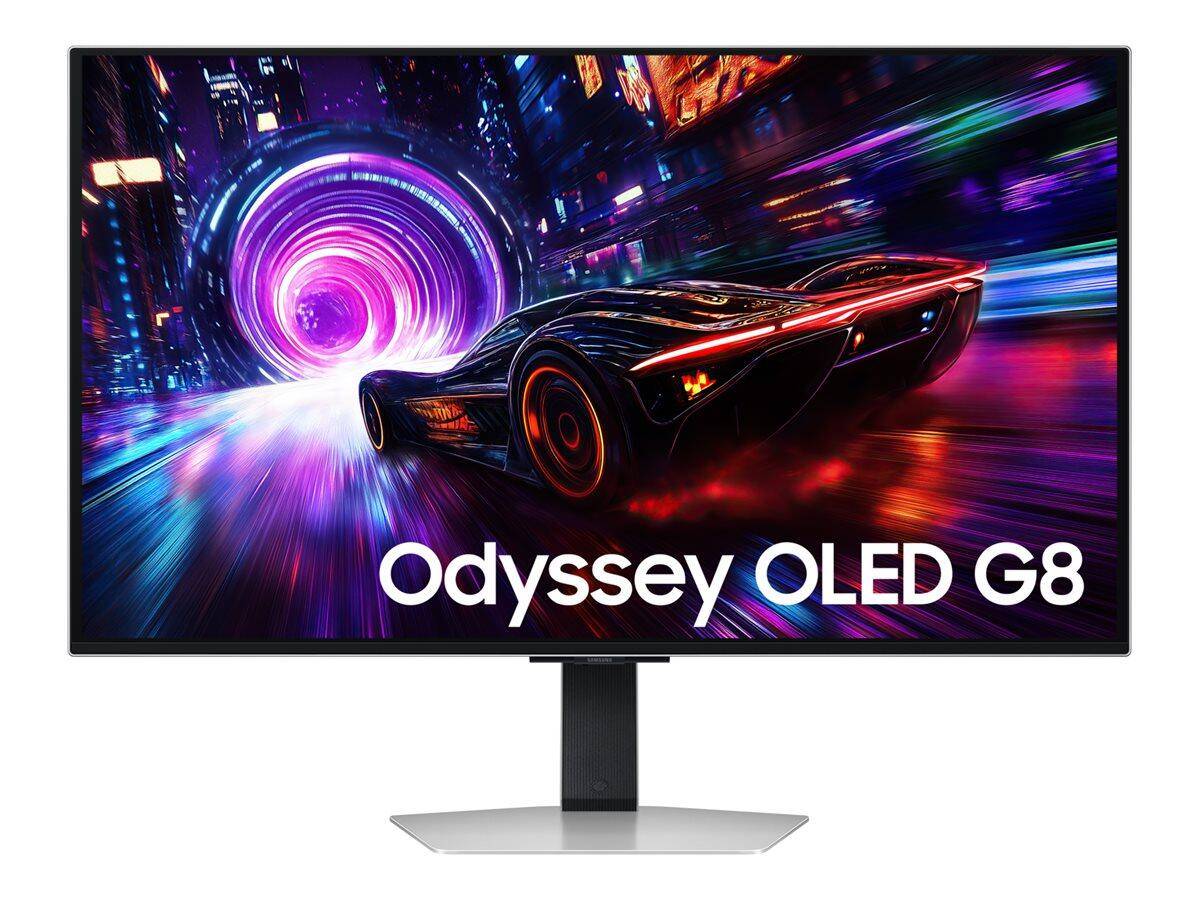 Samsung G81SF, 81,3 cm (32"), 3840 x 2160 pixels, 4K Ultra HD, OLED, 0,03 ms, Argent-0