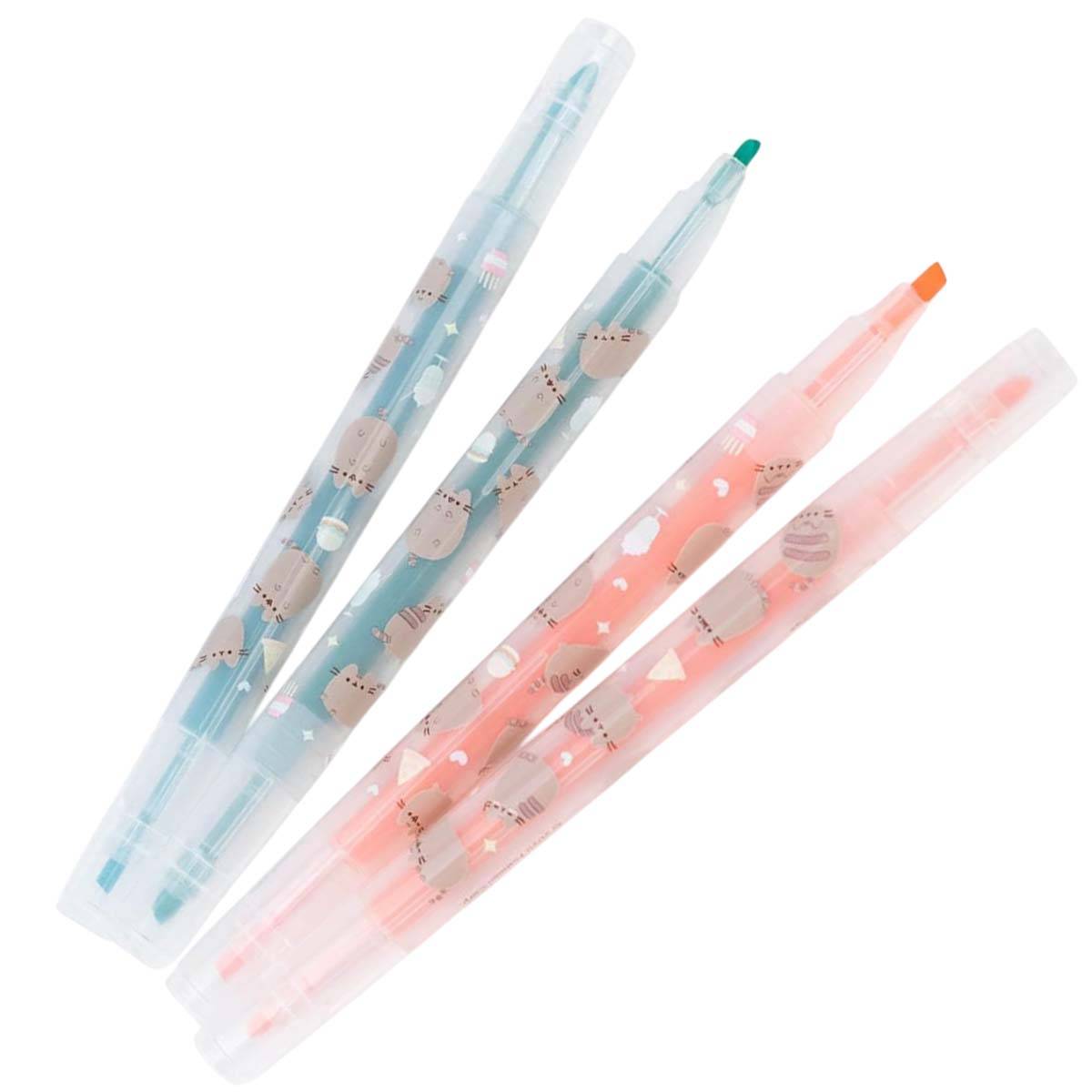 Lot de 4 Feutres Double Pointe pour Dessin et Écriture-1