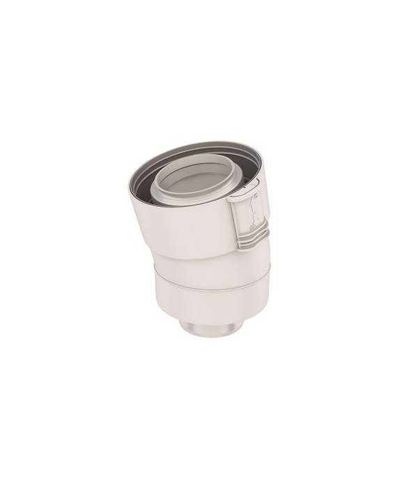 Coude 15 condensation fioul/gaz PPTL/PVC- UBBINK - 229201