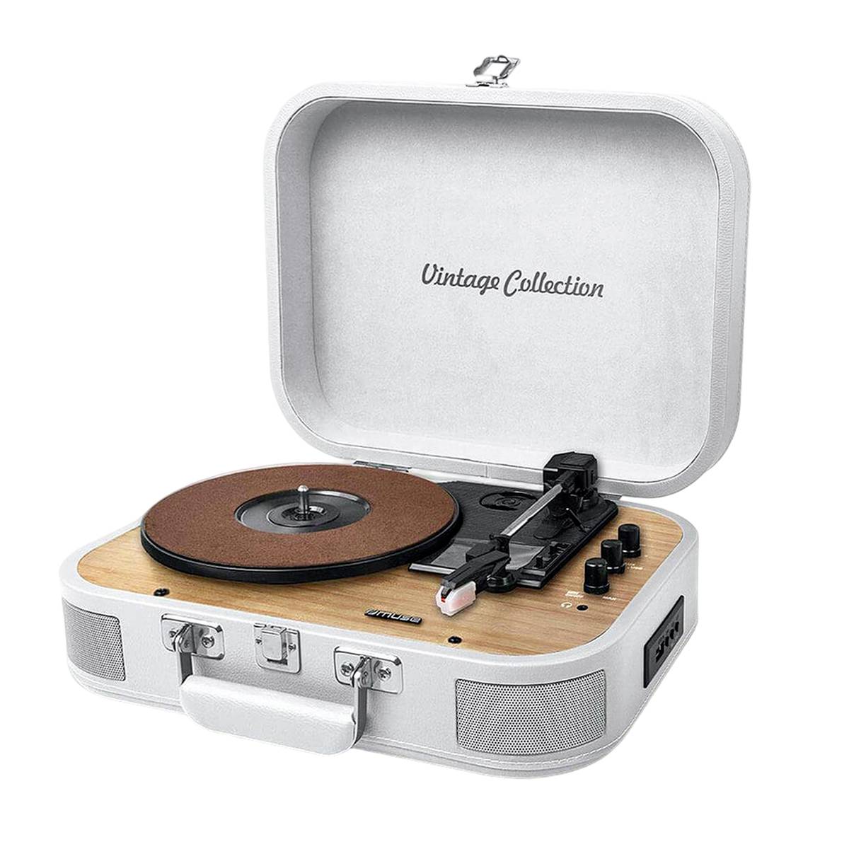 Tourne-Disques 33 / 45 / 78 Tours Collection Vintage Stéréo Bluetooth-0