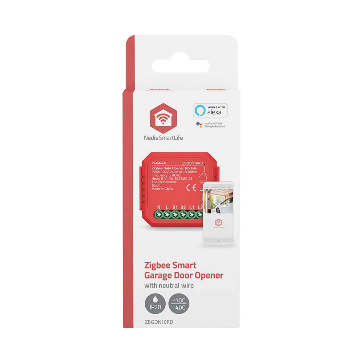 Interrupteur Connecté Zigbee 3.0 2.5W pour Ouvre-Porte de Garage-4