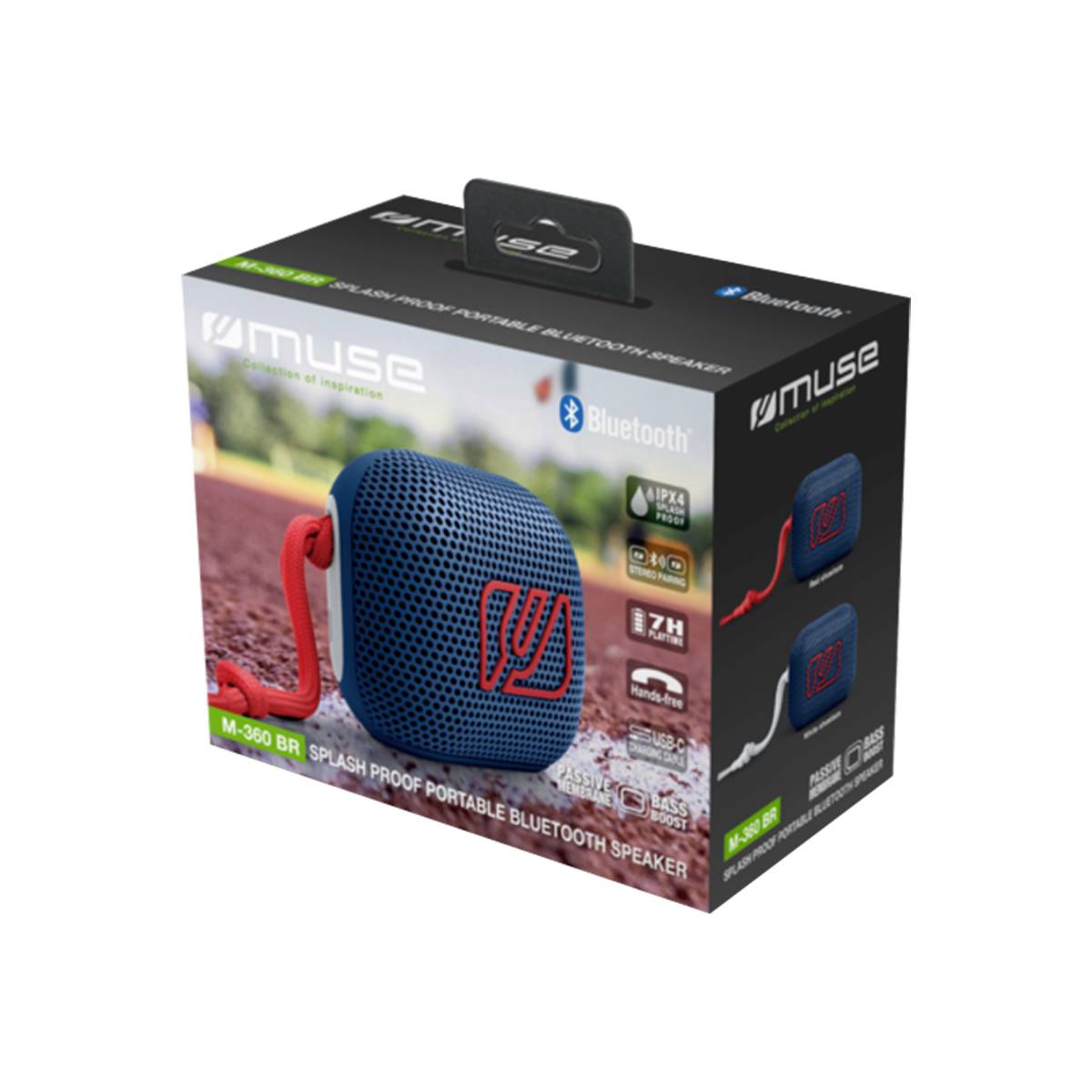 Mini Enceinte Bluetooth Premium 5W avec Bass Boost Étanche IPX4-4