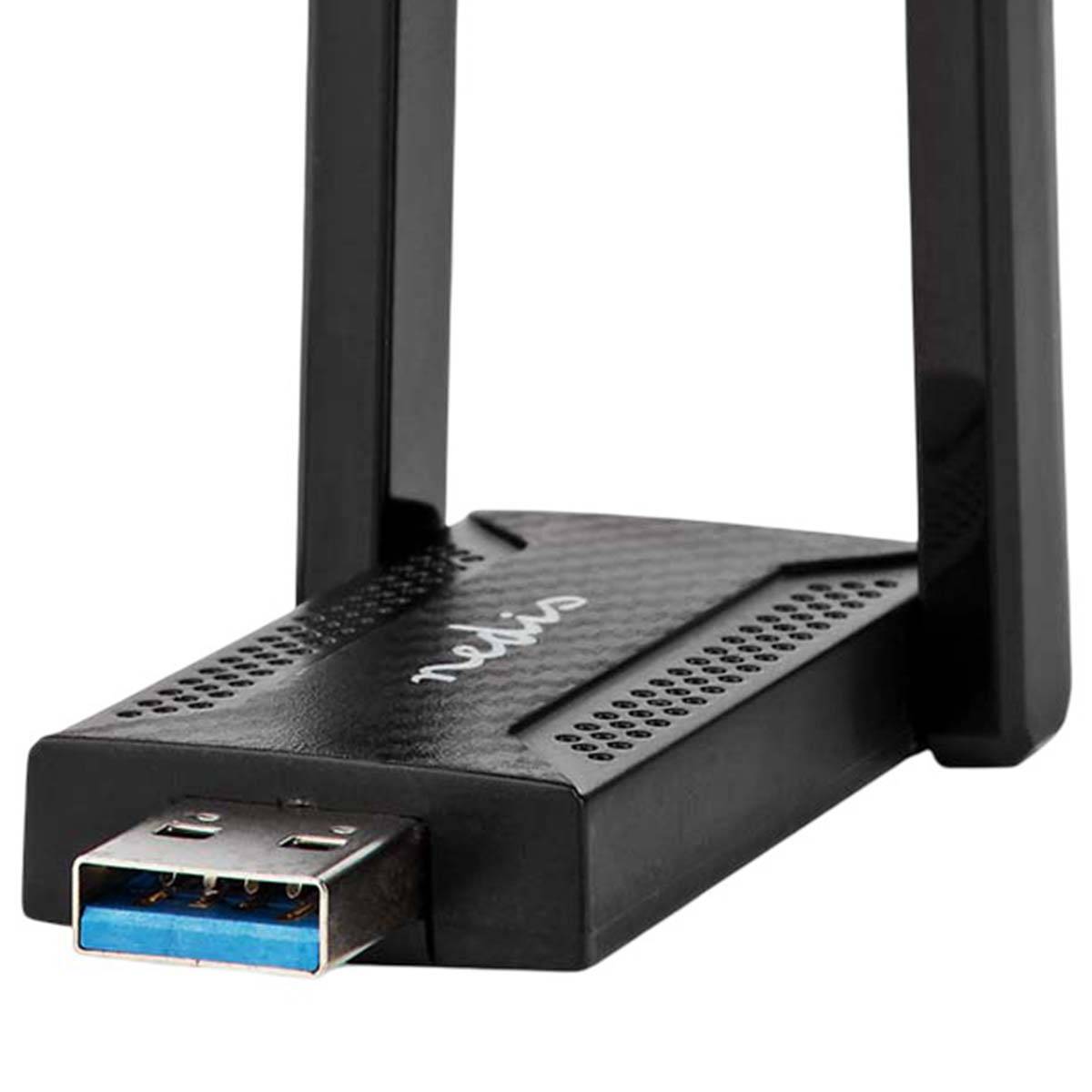 Dongle Wi-Fi AC1200 USB 3.0 Double Bande 1200 Mbps 2 Antennes-3