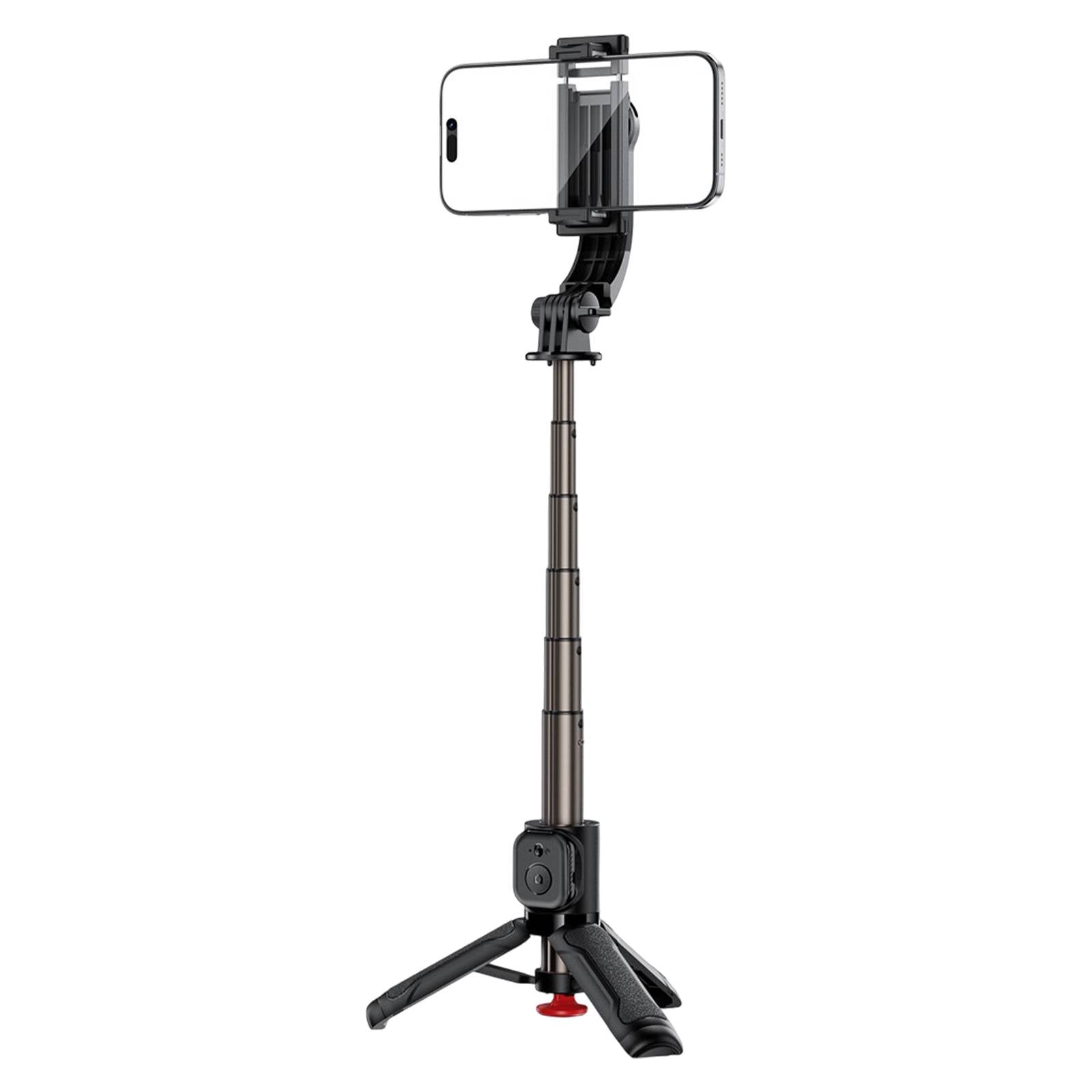 Perche Selfie Trépied Bluetooth Extensible 63 cm Ouverture Auto-0