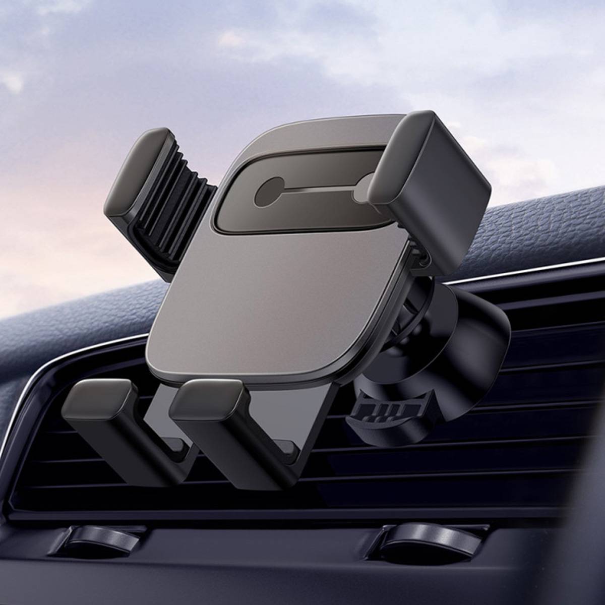 Support Voiture pour Smartphone avec Fixation Grille Rotative 360°-3