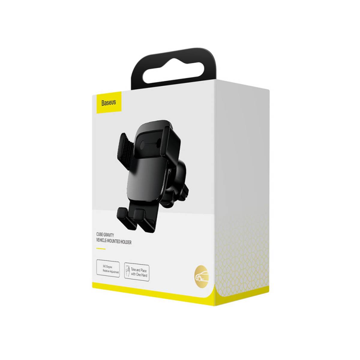 Support Voiture pour Smartphone avec Fixation Grille Rotative 360°-4