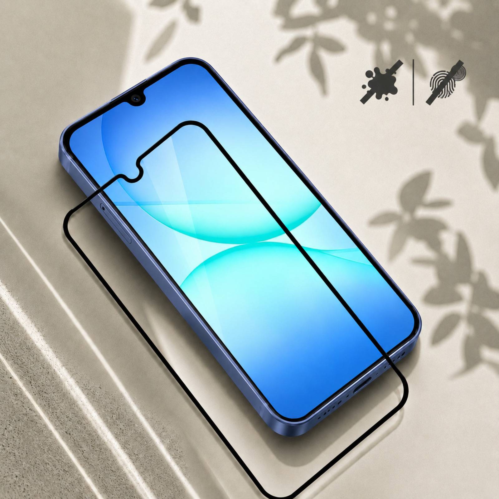 Lot de 2 Verre Trempé pour Galaxy A17 avec Applicateur de Pose Précis-3