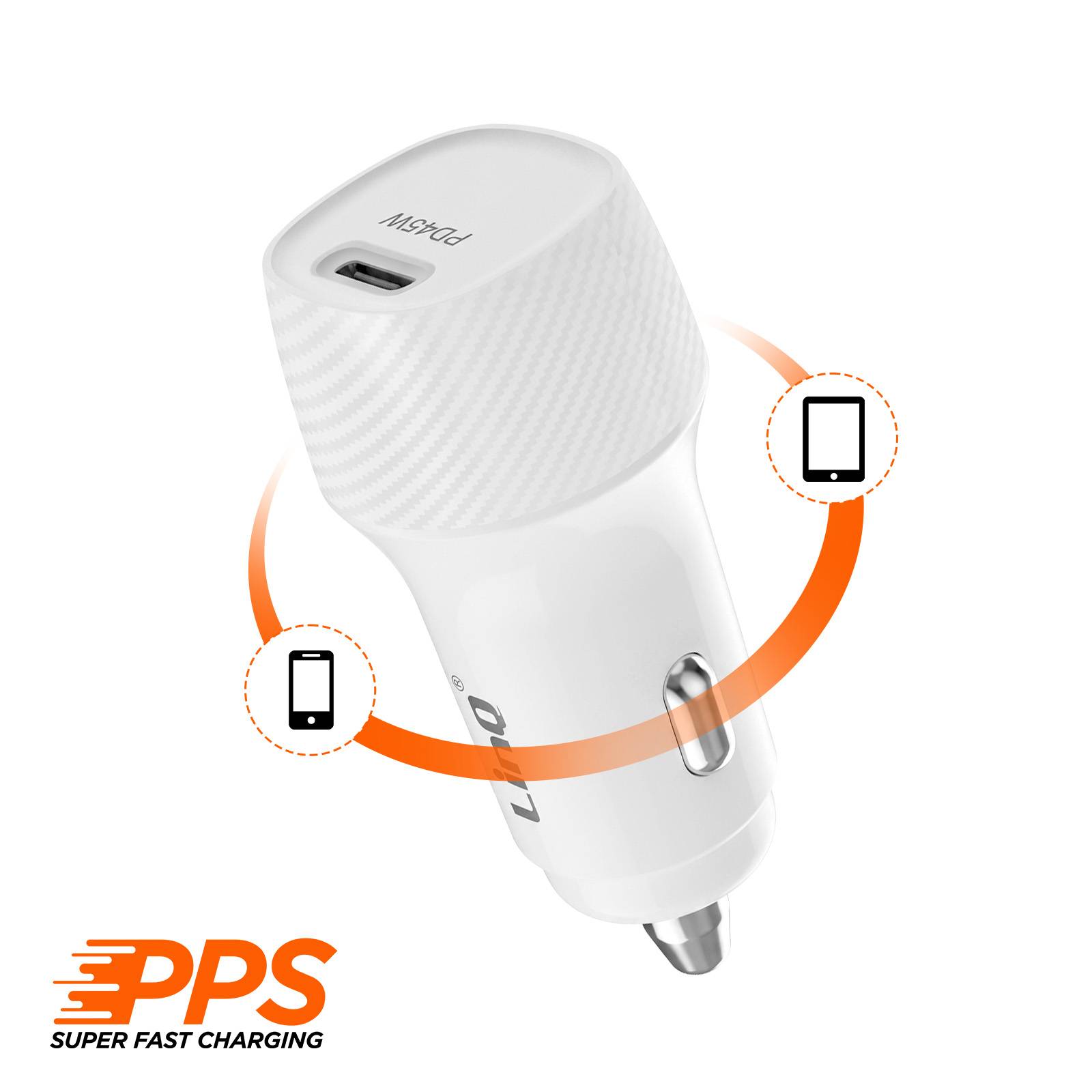 Chargeur Voiture Allume Cigare PPS USB-C 45W avec Technologie Anti-Surchauffe-3