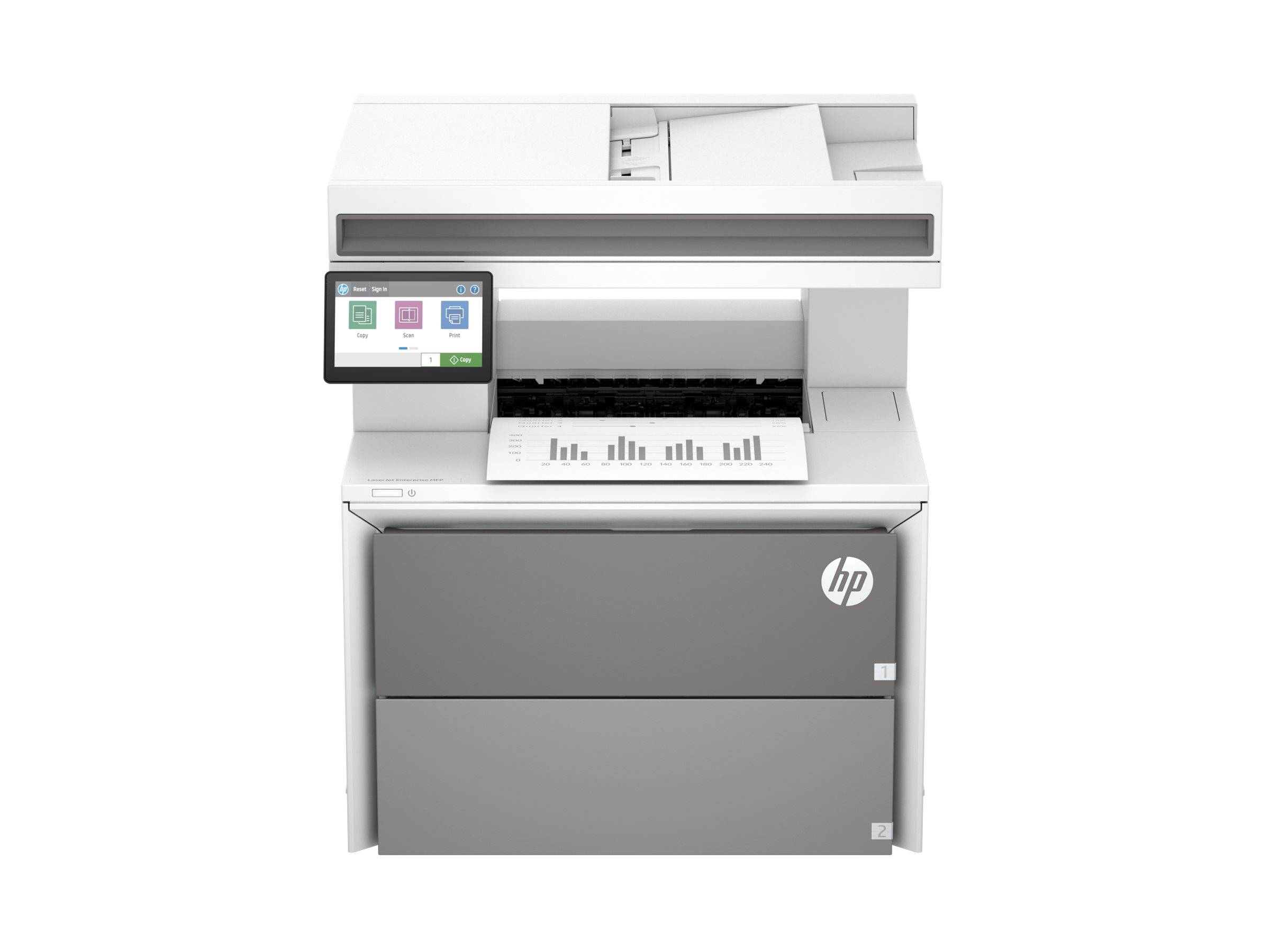 HP LaserJet Enterprise MFP 5601dn MFP mono laser A4 50ppm-2