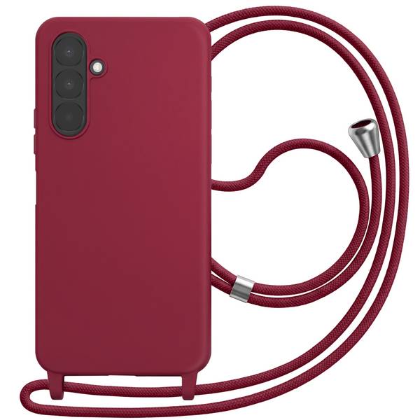 Coque pour Samsung Galaxy A27 en Silicone avec Cordon Tour de Cou