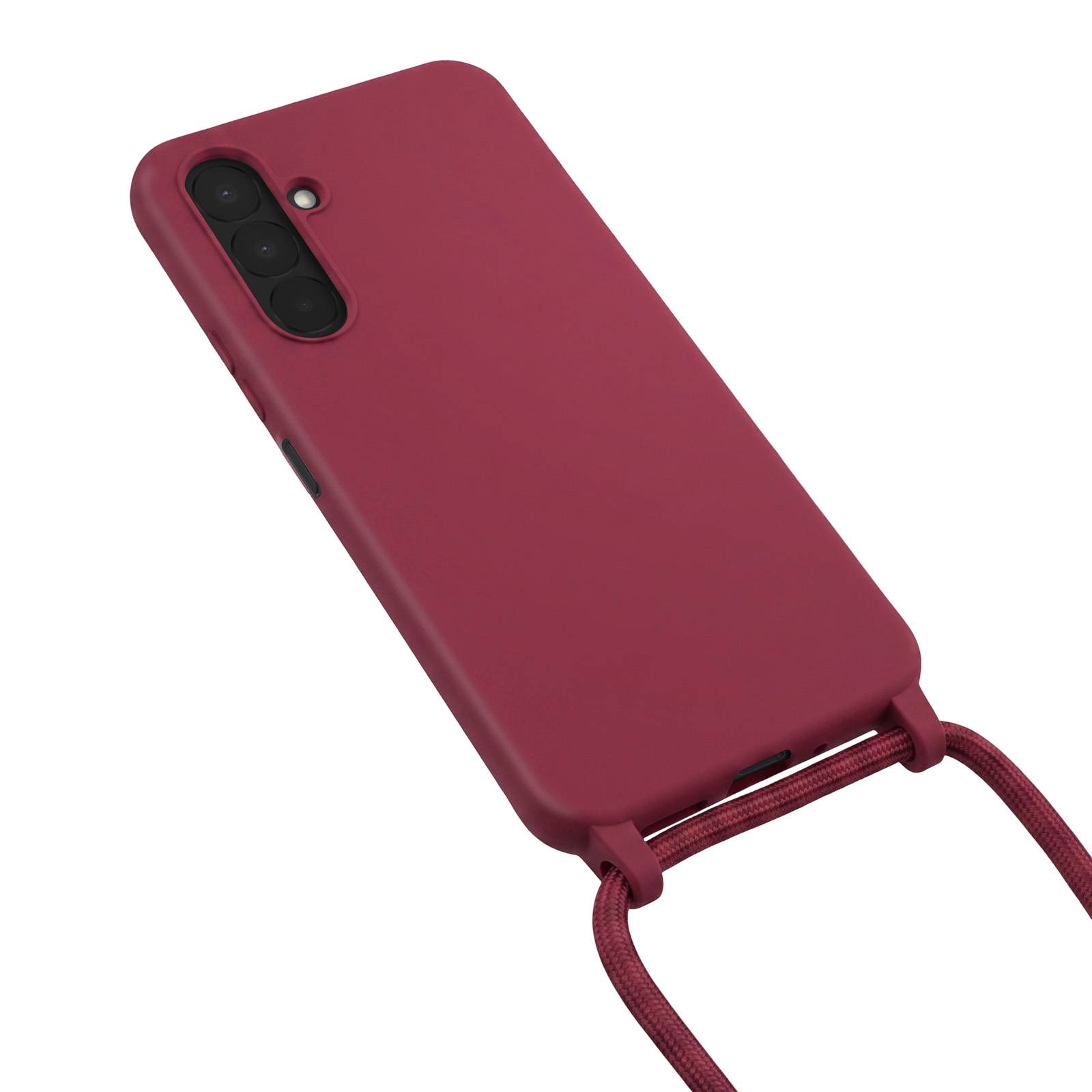 Coque pour Samsung Galaxy A27 en Silicone avec Cordon Tour de Cou-3
