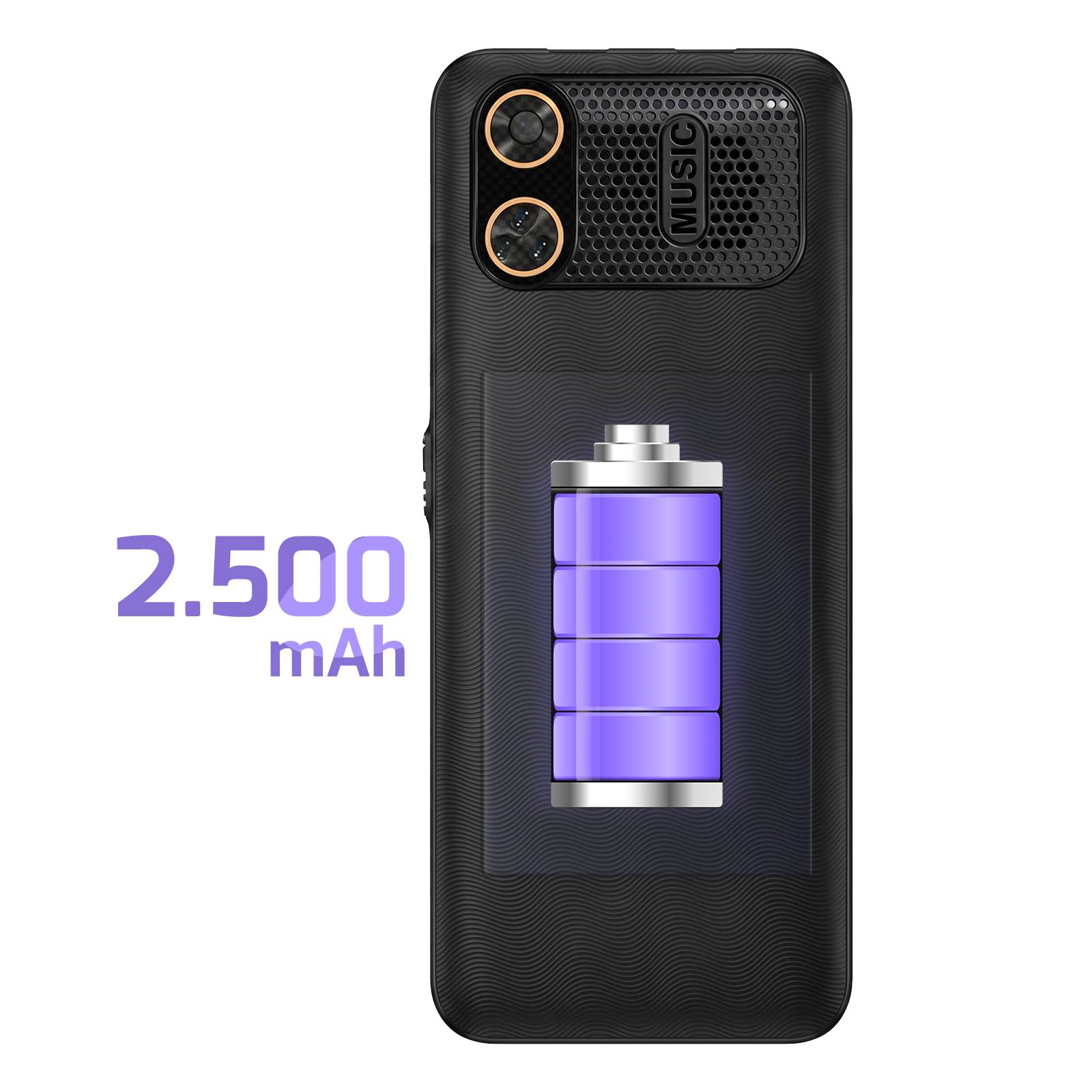 Mobile Senior 4G LTE avec Grandes Touches et Écran 2.4 Pouces-4