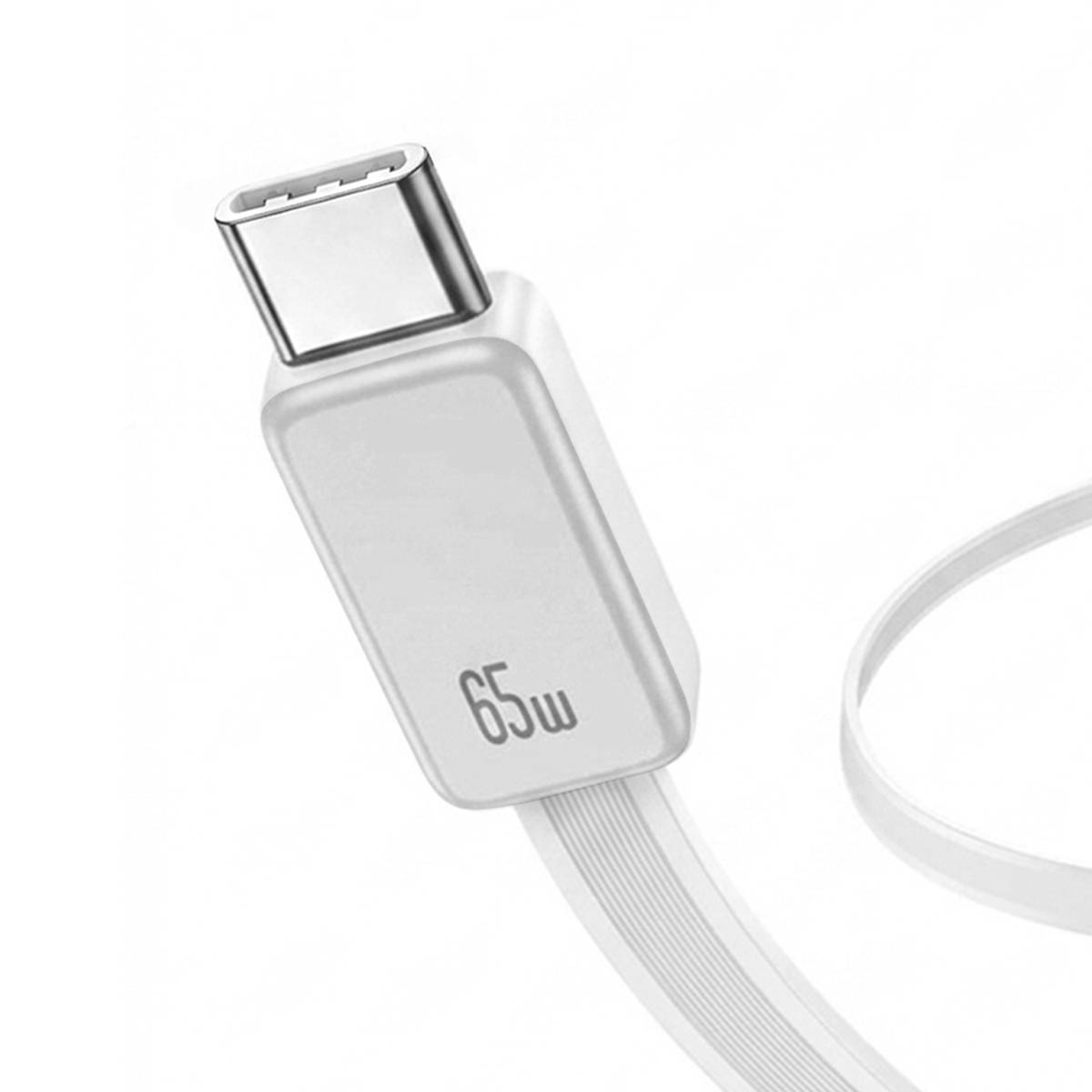 Chargeur GaN 65W 2 Ports USB PD et PPS avec Câble Rétractable USB-C Rapide-4