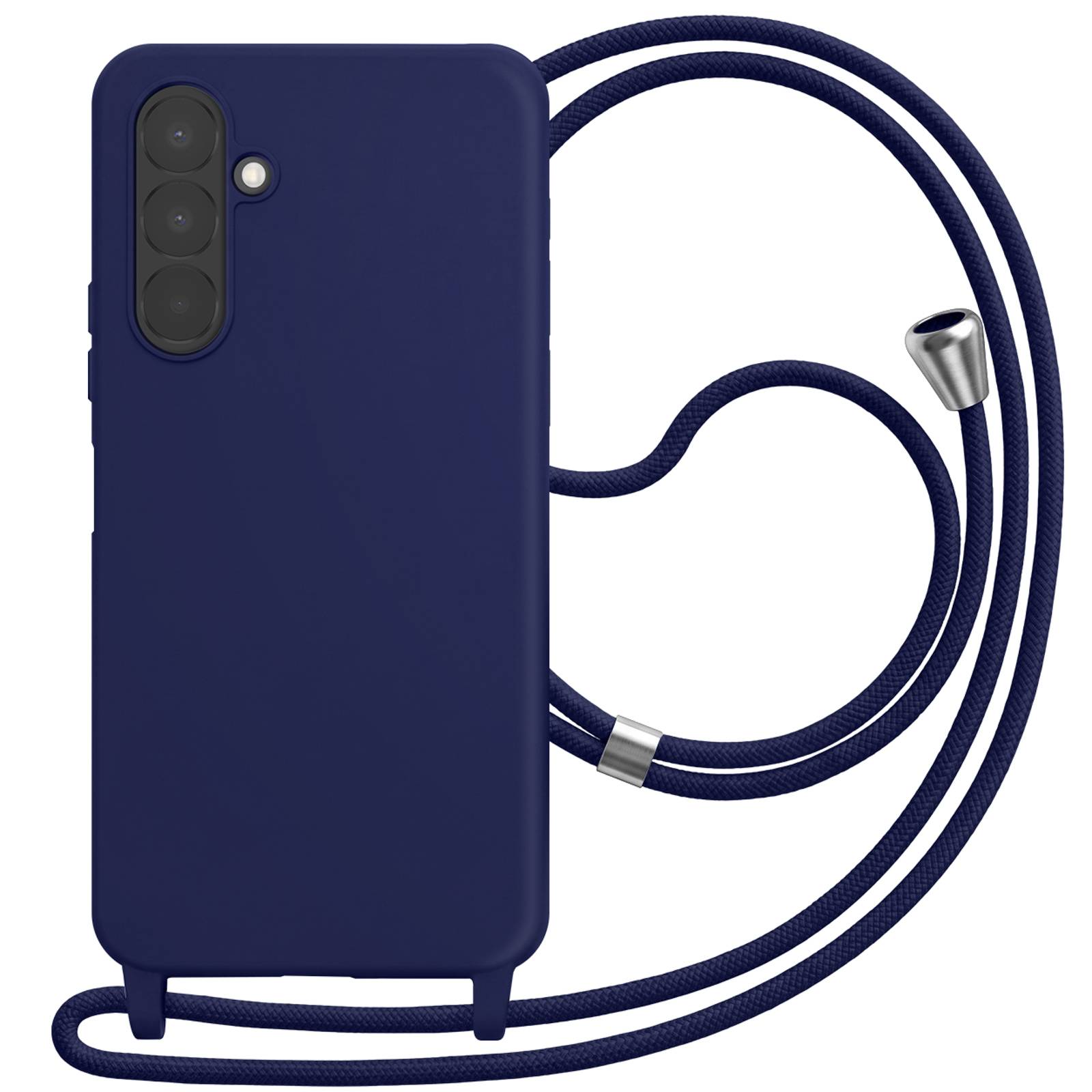 Coque pour Samsung Galaxy A27 en Silicone avec Cordon Tour de Cou-0