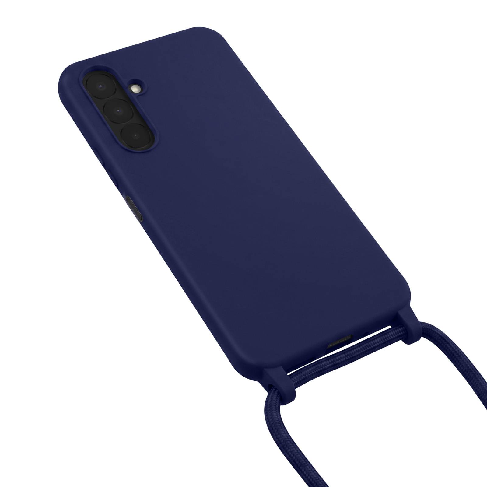 Coque pour Samsung Galaxy A27 en Silicone avec Cordon Tour de Cou-3