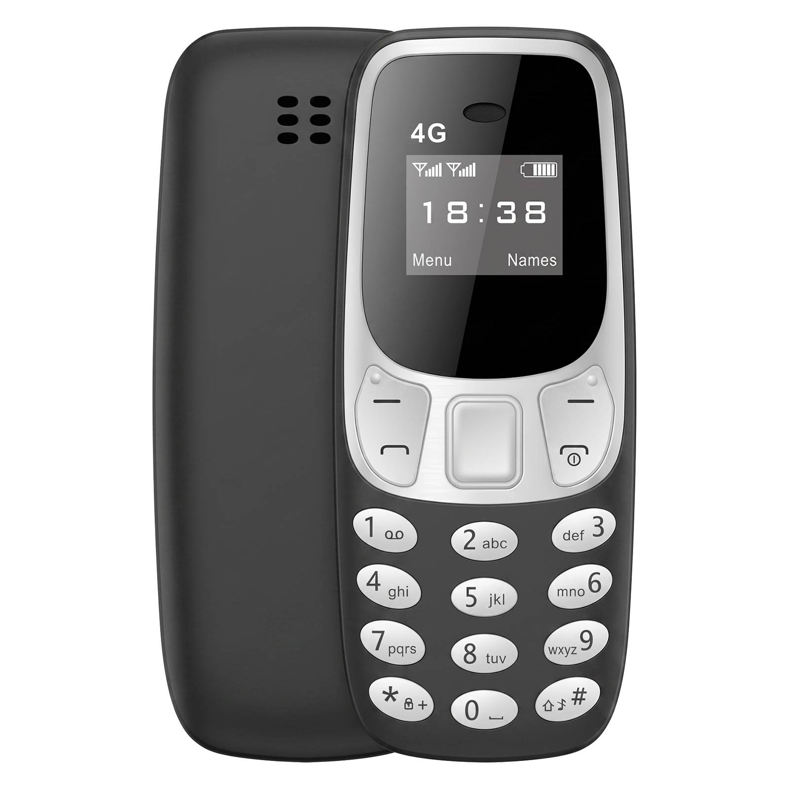 Mini Téléphone Portable 4G Extra-Léger avec Double SIM et Lanière-0