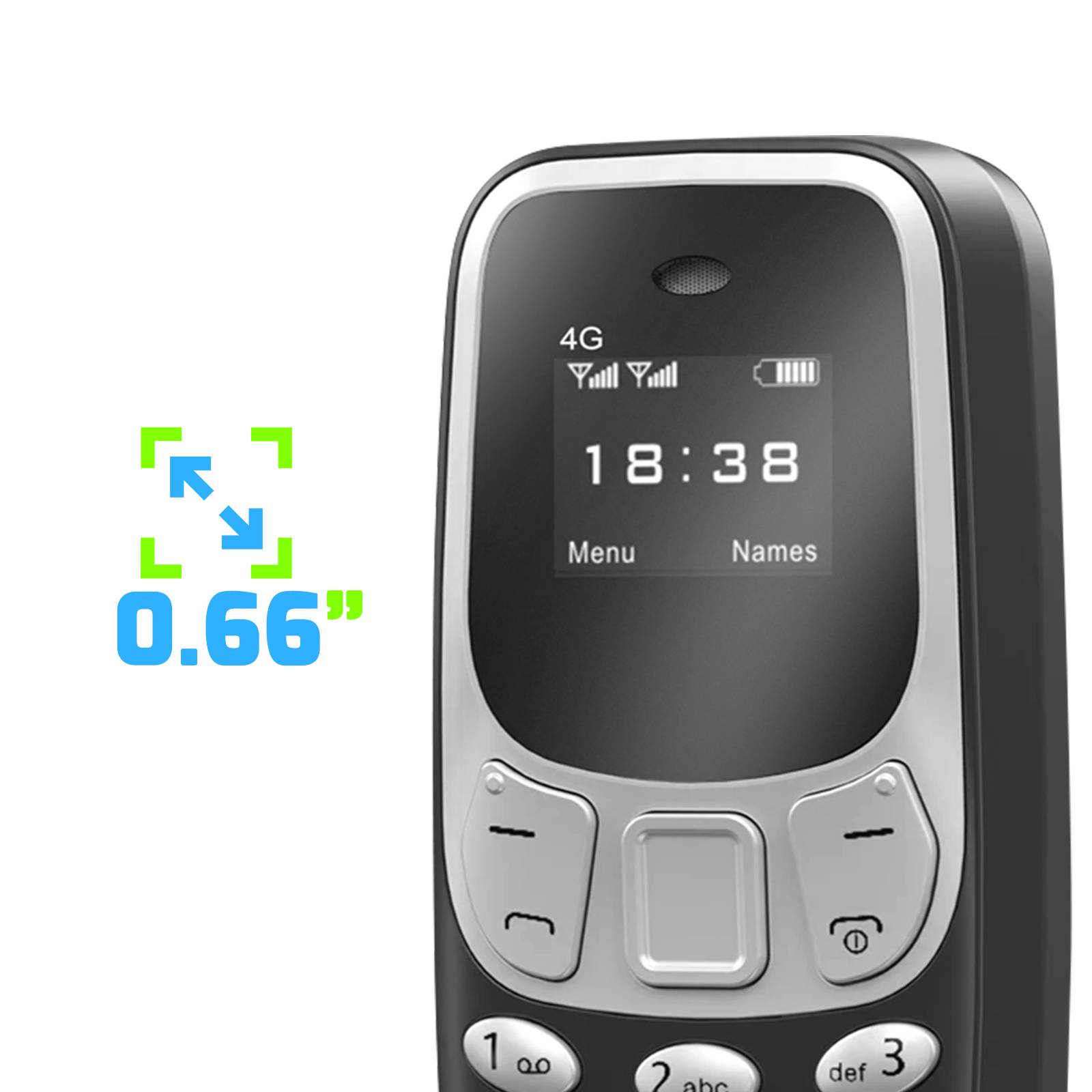 Mini Téléphone Portable 4G Extra-Léger avec Double SIM et Lanière-2
