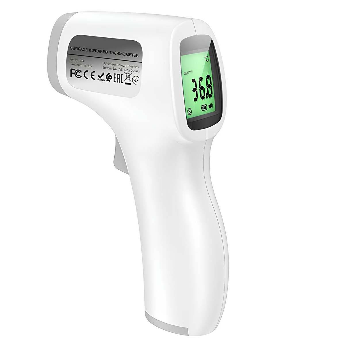 Thermomètre Frontal Infrarouge sans Contact avec Écran LCD Rétroéclairé-0