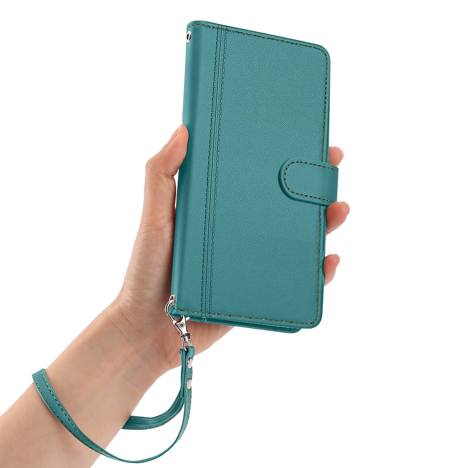 Étui Maxi-Portefeuille pour Honor 600 Smart avec Dragonne Amovible-4