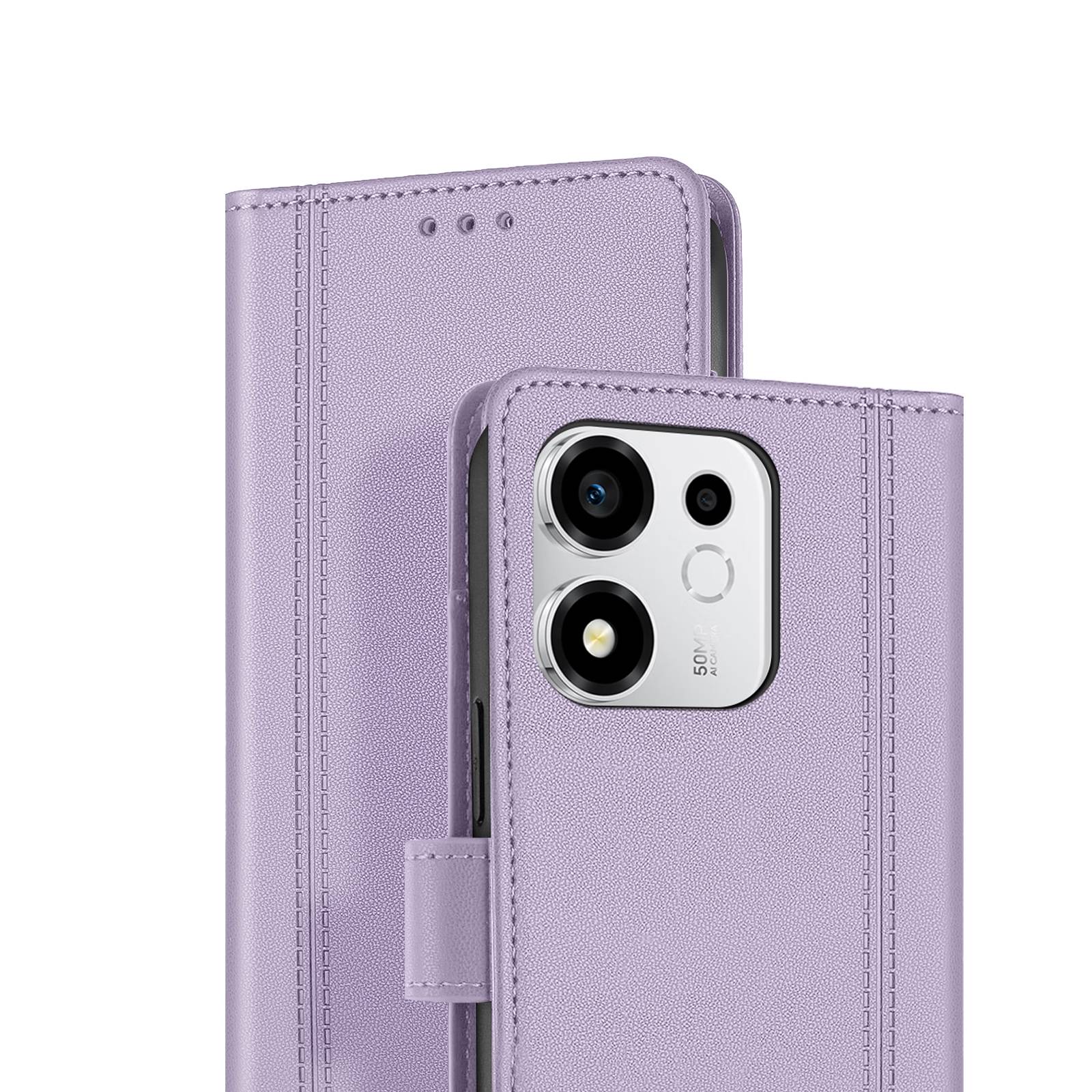 Étui Maxi-Portefeuille pour Honor 600 Smart avec Dragonne Amovible-2