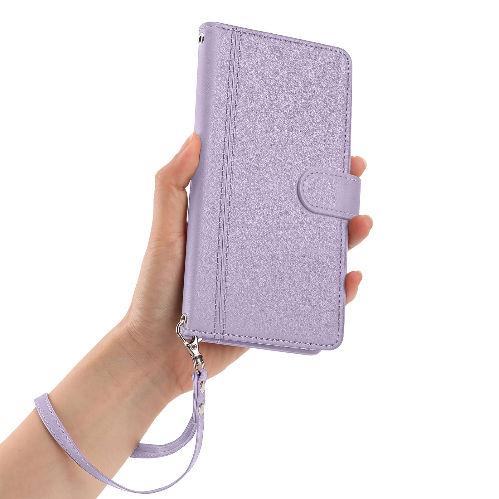 Étui Maxi-Portefeuille pour Honor 600 Smart avec Dragonne Amovible-4