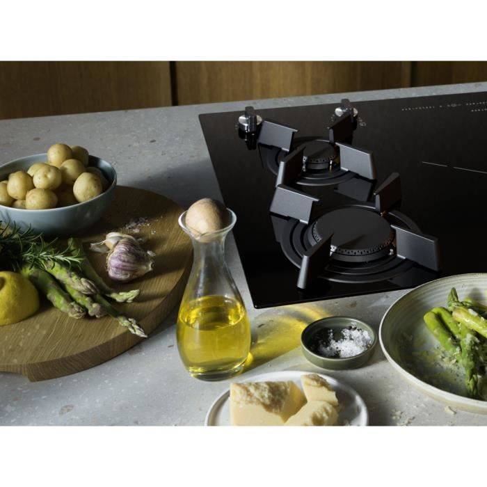 Table De Cuisson Mixte Induction 4 Feux 60cm 4500w Noir Electrolux KDI640713K-1