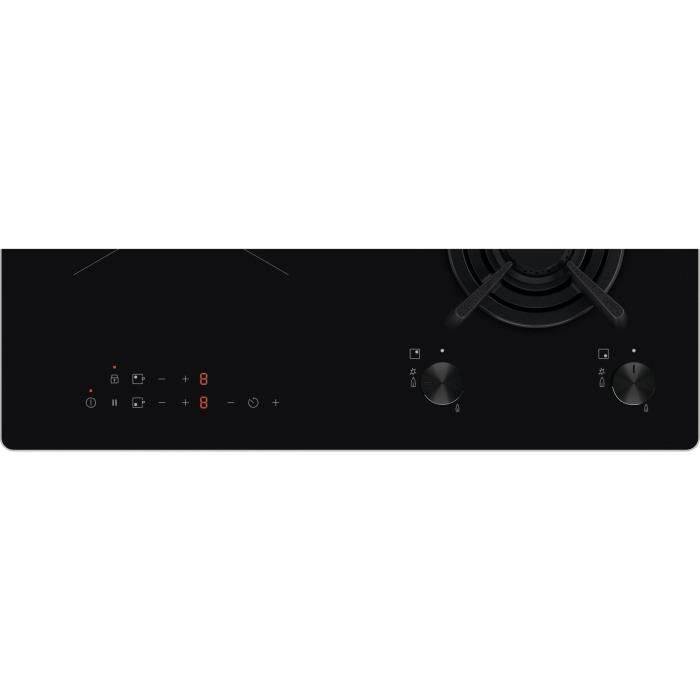 Table De Cuisson Mixte Induction 4 Feux 60cm 4500w Noir Electrolux KDI640713K-2