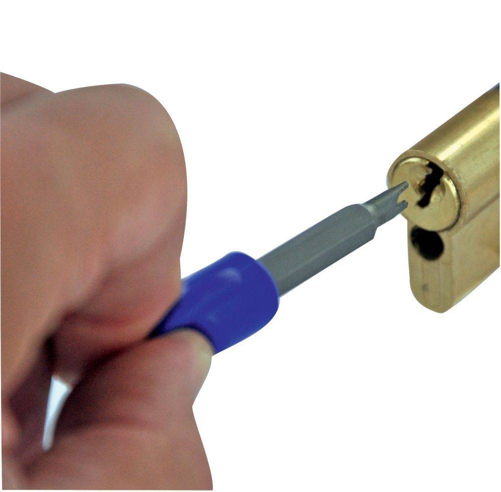 Tivoly – Coffret Lock Destroyer 3 pièces avec foret HM destructeur de serrure Ø 6 mm, huile de coupe et clé serrurier-2