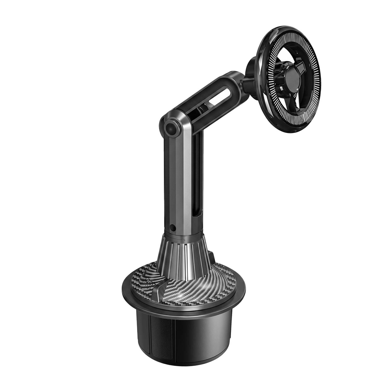 Support Voiture Magnétique pour Smartphone sur Porte-Gobelet Rotative 360°-1