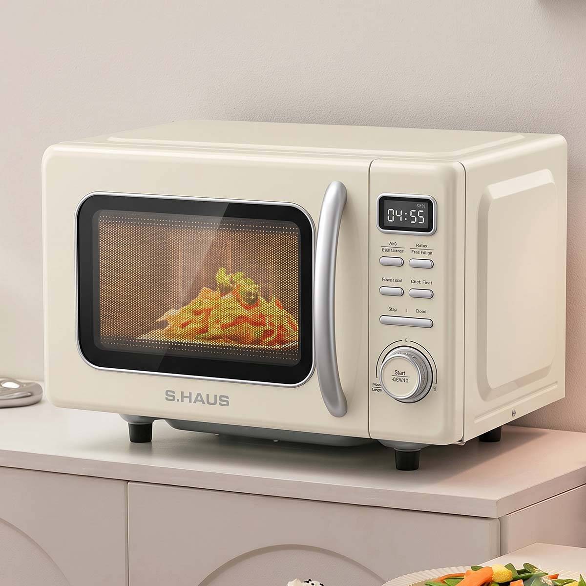 Four à Micro-Ondes 20L 700W Modèle Solo Numérique avec 11 Niveaux de Puissance-2