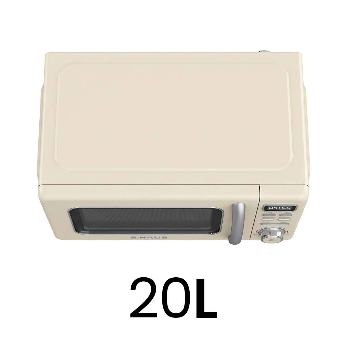 Four à Micro-Ondes 20L 700W Modèle Solo Numérique avec 11 Niveaux de Puissance-3