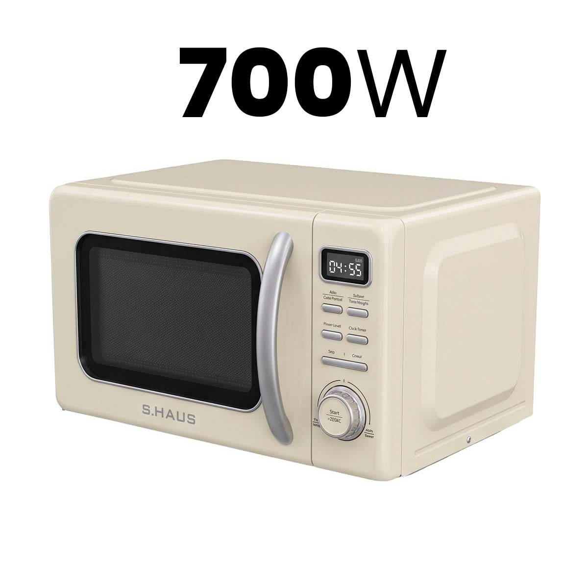 Four à Micro-Ondes 20L 700W Modèle Solo Numérique avec 11 Niveaux de Puissance-4