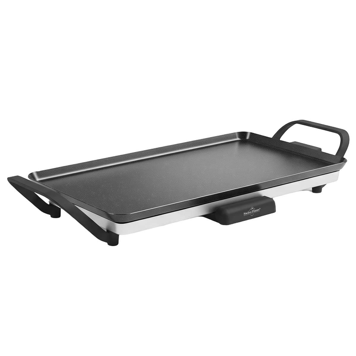 Grill Teppanyaki Électrique 1360W avec Revêtement Antiadhésif-0