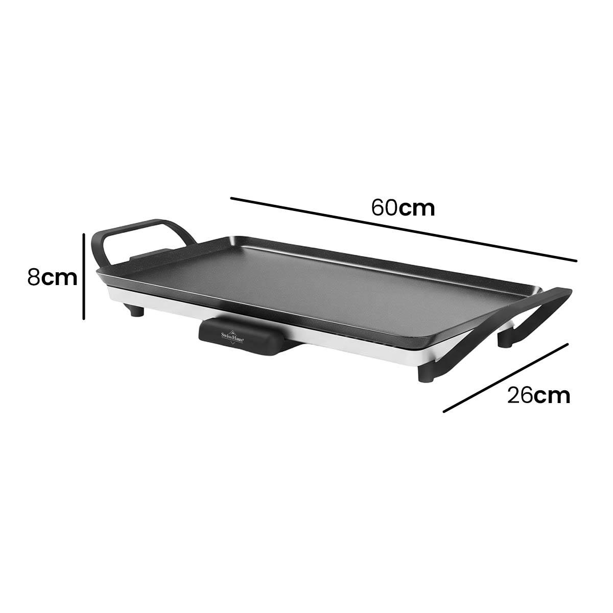 Grill Teppanyaki Électrique 1360W avec Revêtement Antiadhésif-3