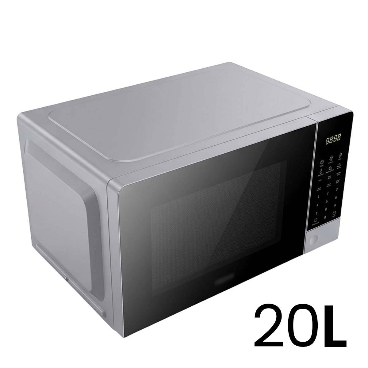 Four à Micro-Ondes Numérique 20L 700W avec Gril 900W et 6 Menus Automatiques-3