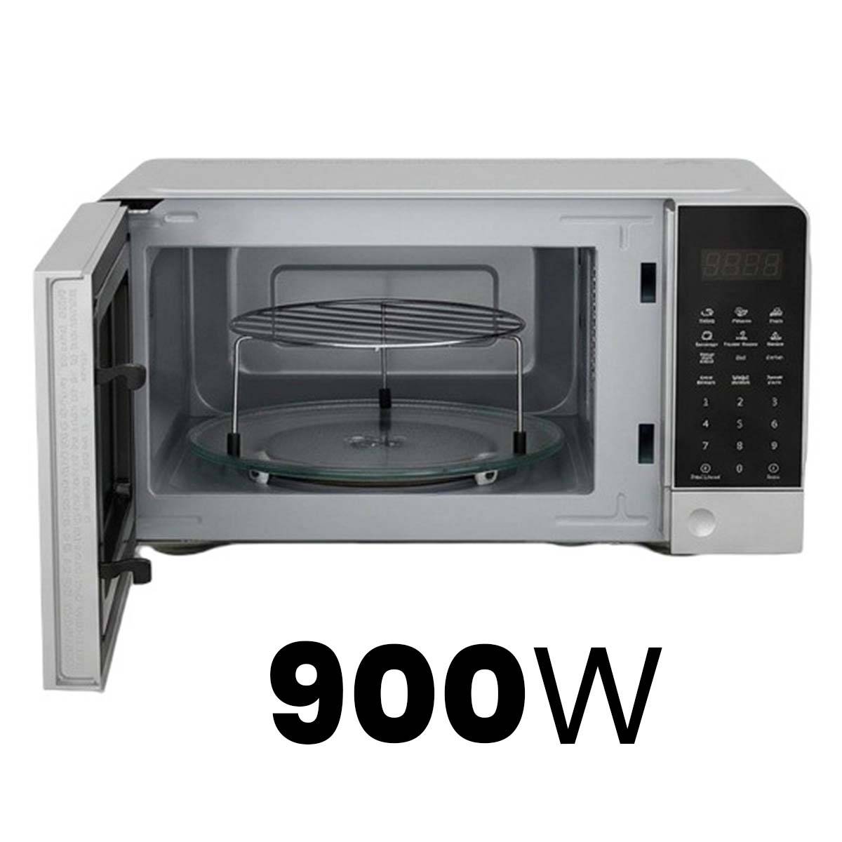 Four à Micro-Ondes Numérique 20L 700W avec Gril 900W et 6 Menus Automatiques-4