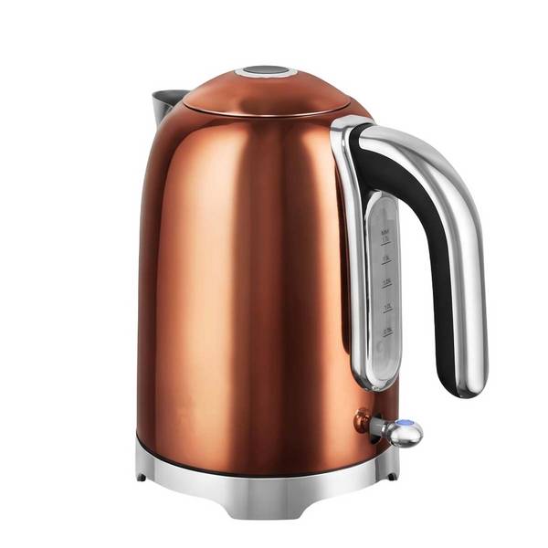 Bouilloire Électrique 1.7L 2200W Inoxydable avec Base Rotative Sans Fil 360°