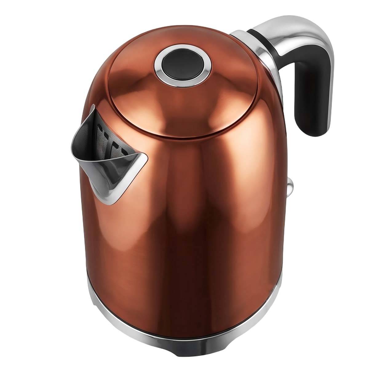 Bouilloire Électrique 1.7L 2200W Inoxydable avec Base Rotative Sans Fil 360°-1