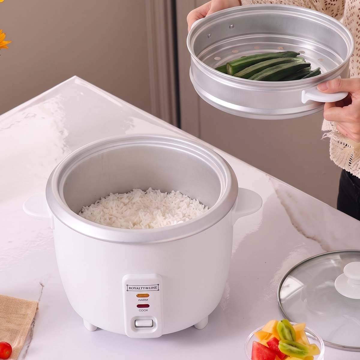 Cuiseur à Riz Électrique 2.2L 900W avec Maintien au Chaud Automatique-2