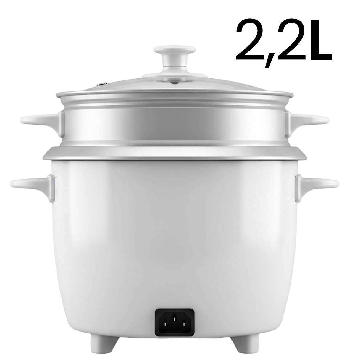 Cuiseur à Riz Électrique 2.2L 900W avec Maintien au Chaud Automatique-3