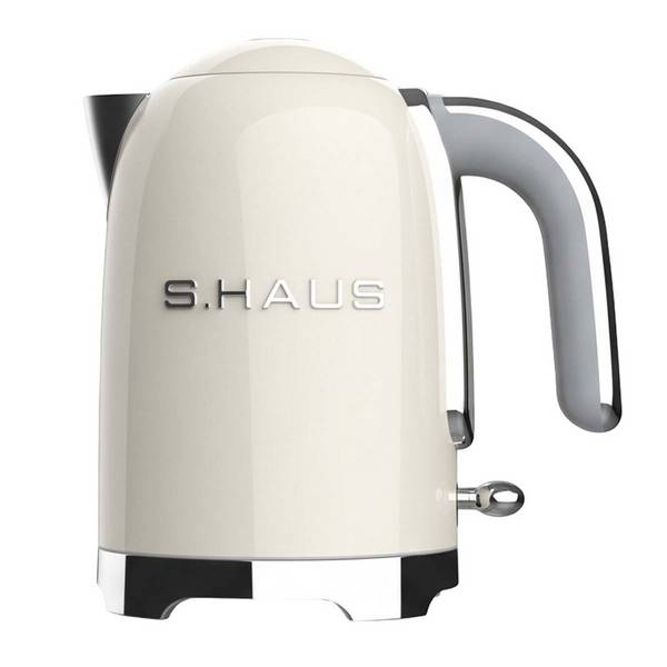 Bouilloire Électrique 1.7L 2200W Inoxydable avec Base Rotative Sans Fil 360°