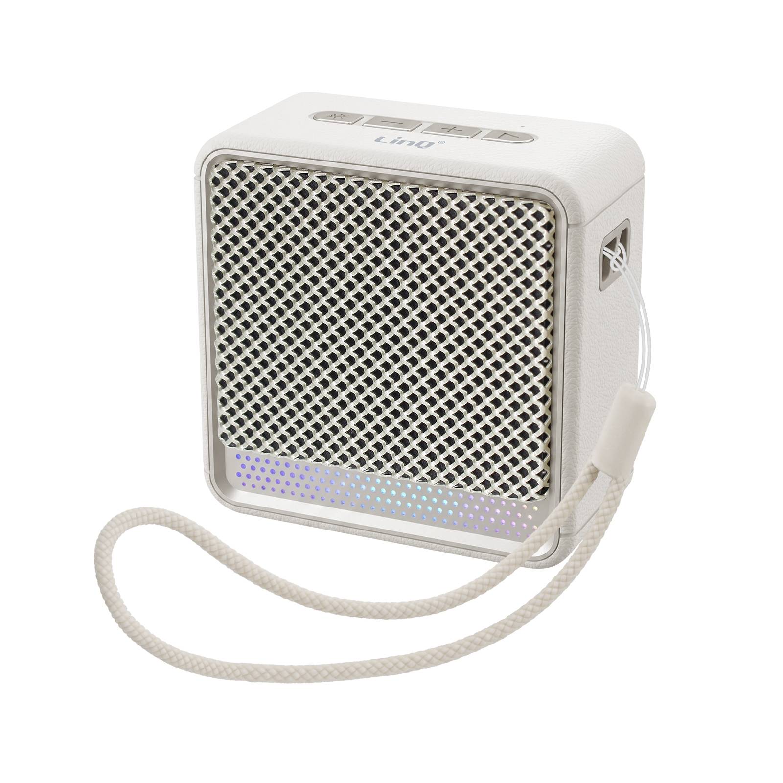 Mini Enceinte Bluetooth Nomade 5W / RGB / Radio FM / USB / Micro-SD / Cordon-0