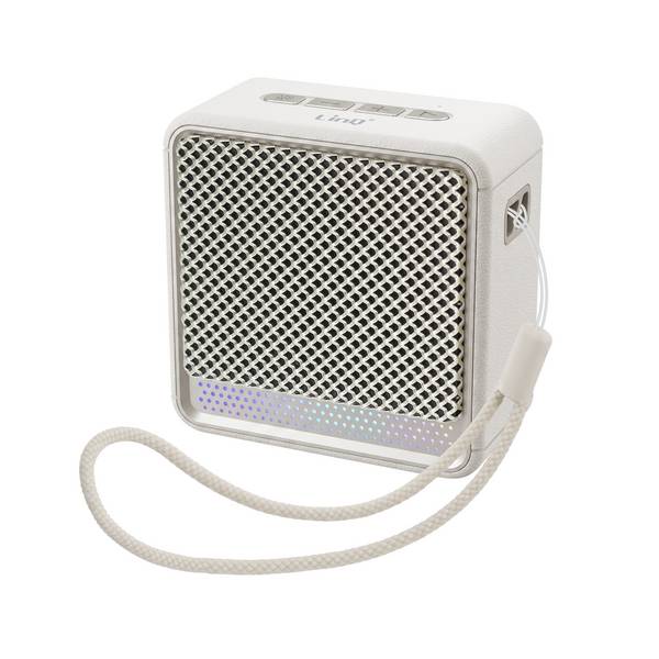 Mini Enceinte Bluetooth Nomade 5W / RGB / Radio FM / USB / Micro-SD / Cordon