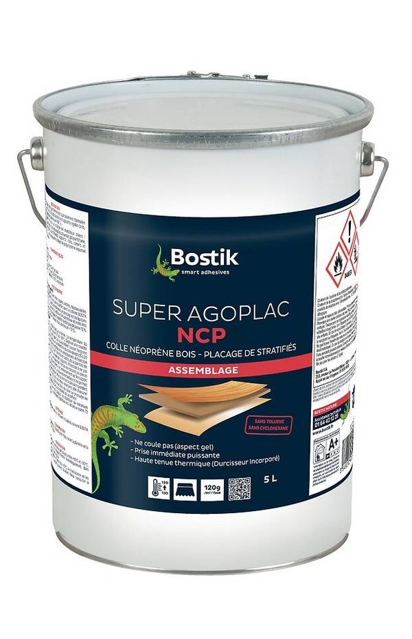 Colle néoprène Agoplac Super NCP bidon 5l - BOSTIK - 30604798